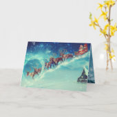 Carte Noël (Fleur jaune)