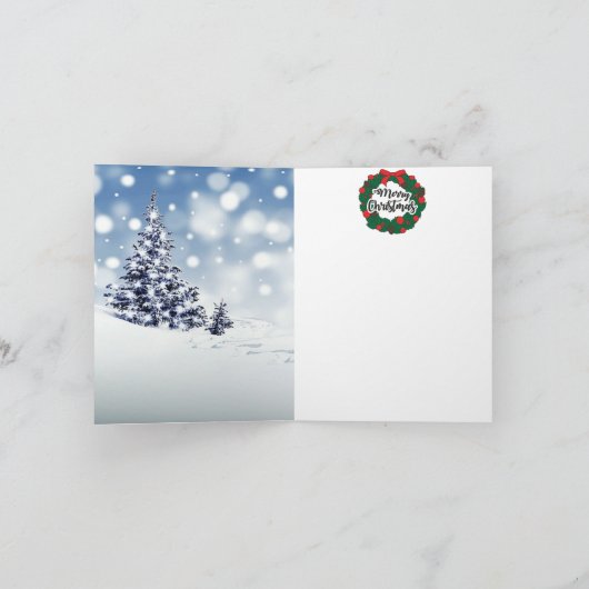 Carte Noël (Intérieur)