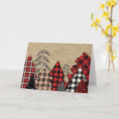 Carte Noël (Fleur jaune)