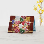Carte Noël (Fleur jaune)