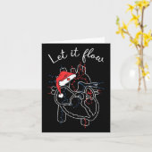 Carte Noël (Fleur jaune)
