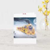 Carte Noël (Fleur jaune)