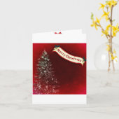 Carte Noël (Fleur jaune)