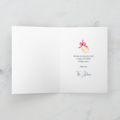 Carte Noël 12 jours de Noël Cinq anneaux d'or (Intérieur)