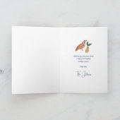 Carte Noël 12 jours de Noël Partridge Pear Tree (Intérieur)