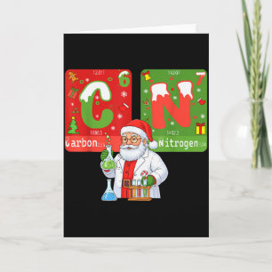 Carte Noël 67 Mème Science Chimie Humour Périodique