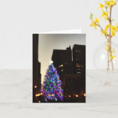 Carte Noël à Chicago (Fleur jaune)