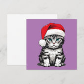 Carte Noël à Kitten (Devant / Derrière)