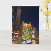 Carte Noël à la cathédrale de Westminster, Londres Royau (Fleur jaune)