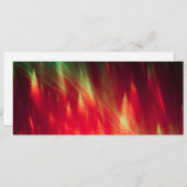 Carte Noël abstrait lueur douce (Devant / Derrière)