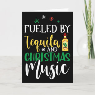 Carte Noël Alimenté Par La Tequila Et La Musique De Noël