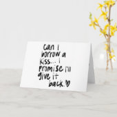 CARTE NOËL AMOUR & RENCONTONS-NOUS SOUS LE MISTLETOE (Fleur jaune)