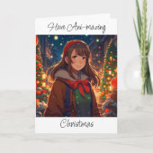 Carte Noël anesthésiant | Nuit d'hiver (Devant)