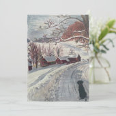 Carte Noël Appartement de vacances de la Nouvelle- (Debout devant)