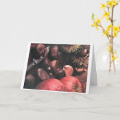 CARTE NOËL APPORTE SOUVENIRS ET SOUVENIRS DE FAMILLE (Fleur jaune)