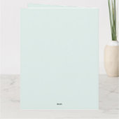 Carte Noël atomique du milieu du siècle (Dos)