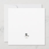 Carte Noël au panier de golf (Dos)