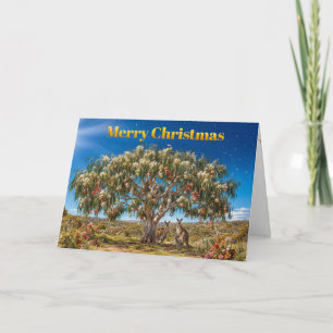 Carte Noël australien Gumtree Boules Kangourous