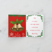 Carte Noël avec chat (Intérieur)