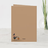 Carte Noël avec des sous-entendus drôles (Dos)
