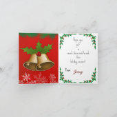 Carte Noël avec un enseignant (Intérieur)