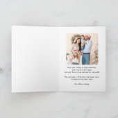 Carte Noël Avion Flocon de neige Photo Drôle Aviation (Intérieur)