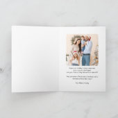 Carte Noël Avion Flocon de neige Photo Drôle Aviation (Intérieur)