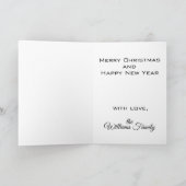 Carte Noël beagle (Intérieur)