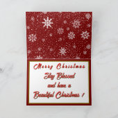 Carte Noël belle collection tendance de vacances (Intérieur)