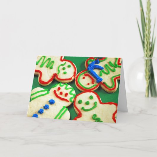 Carte Noël biscuit (Devant)