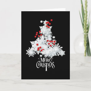 Carte Noël blanc