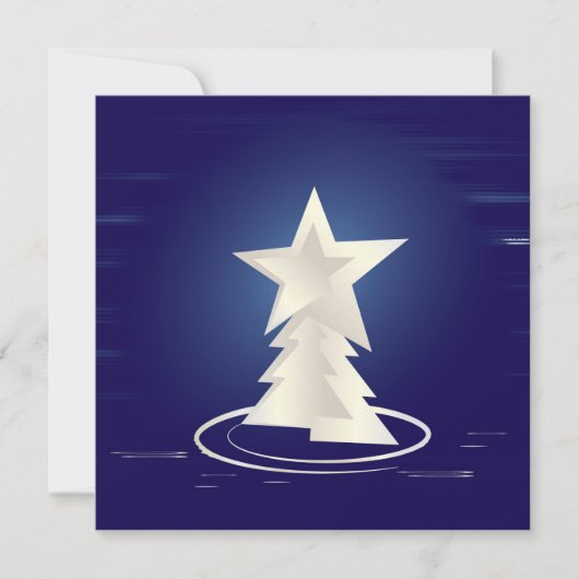 Carte Noël blanc (Devant)