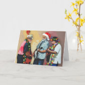 Carte Noël Bluegrass (Fleur jaune)