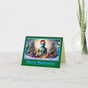 Carte Noël Bouddha
