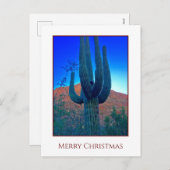 Carte Noël Cactus (Devant / Derrière)