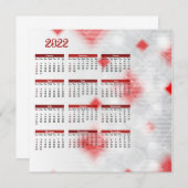 Carte Noël Calendrier (Devant / Derrière)