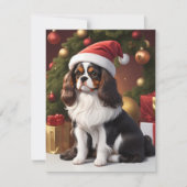 Carte noël cavalier (Devant)