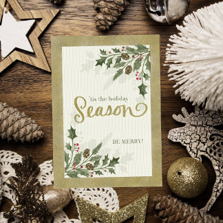 Carte Noël, c'est la saison des Fêtes 
