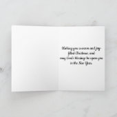 Carte Noël Chaleureuse (Intérieur)