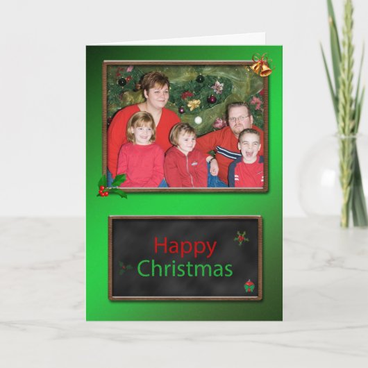 Carte Noël Chalkboard (Devant)
