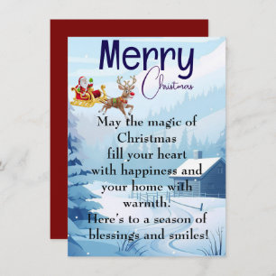 Carte Noël charmant