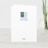 Carte "Noel" Christmas Candle greeting card (Dos)