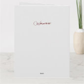 Carte Noël coutume Père Noël vintage  (Dos)