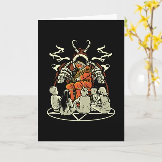 Carte Noël Créatif Étrange (Fleur jaune)