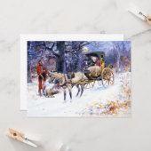 Carte Noël d'autrefois en Nouvelle-Angleterre (par Charl (Devant/Arrière en situation)