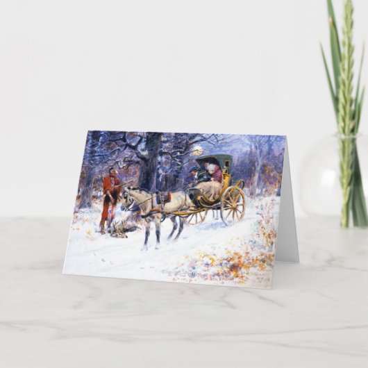 Carte Noël d'autrefois en Nouvelle-Angleterre (par Charl (Devant)