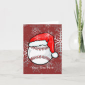 Carte - Noël de baseball (Devant)