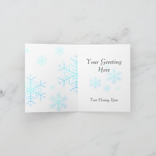 Carte - Noël de baseball (Intérieur)