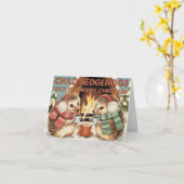 Carte Noël de charançon (Fleur jaune)