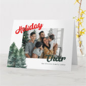 Carte Noël de fête (Fleur jaune)